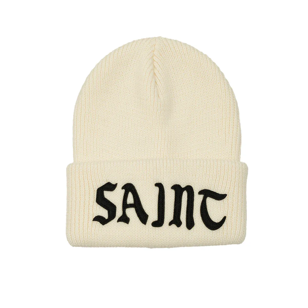 SAINT MXXXXXX KNIT WHITE BEANIE