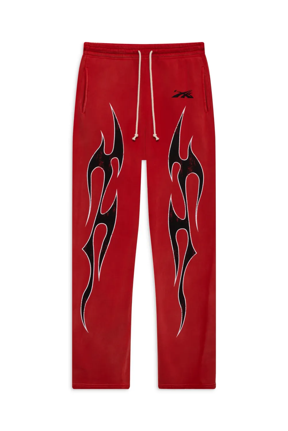 HELLSTAR HALLOWEEN FLAME SWEATPANT RED