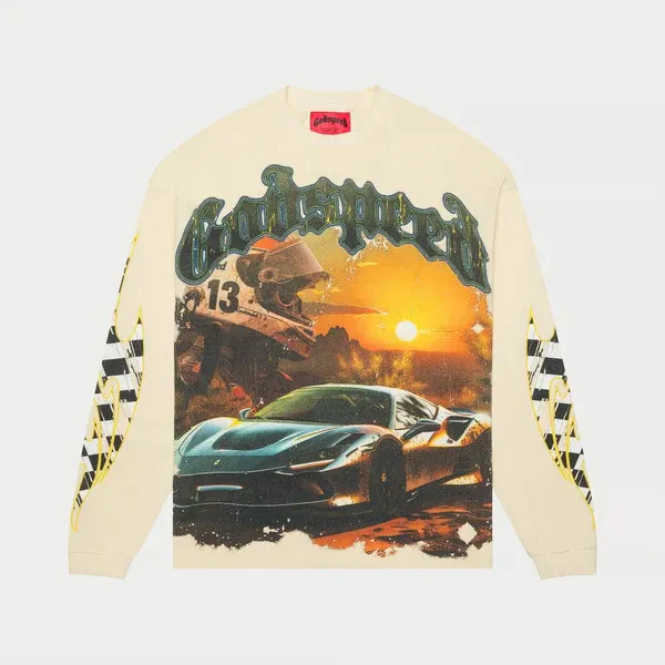 GODSPEED SUNSET DRIFT BONE L/S TEE
