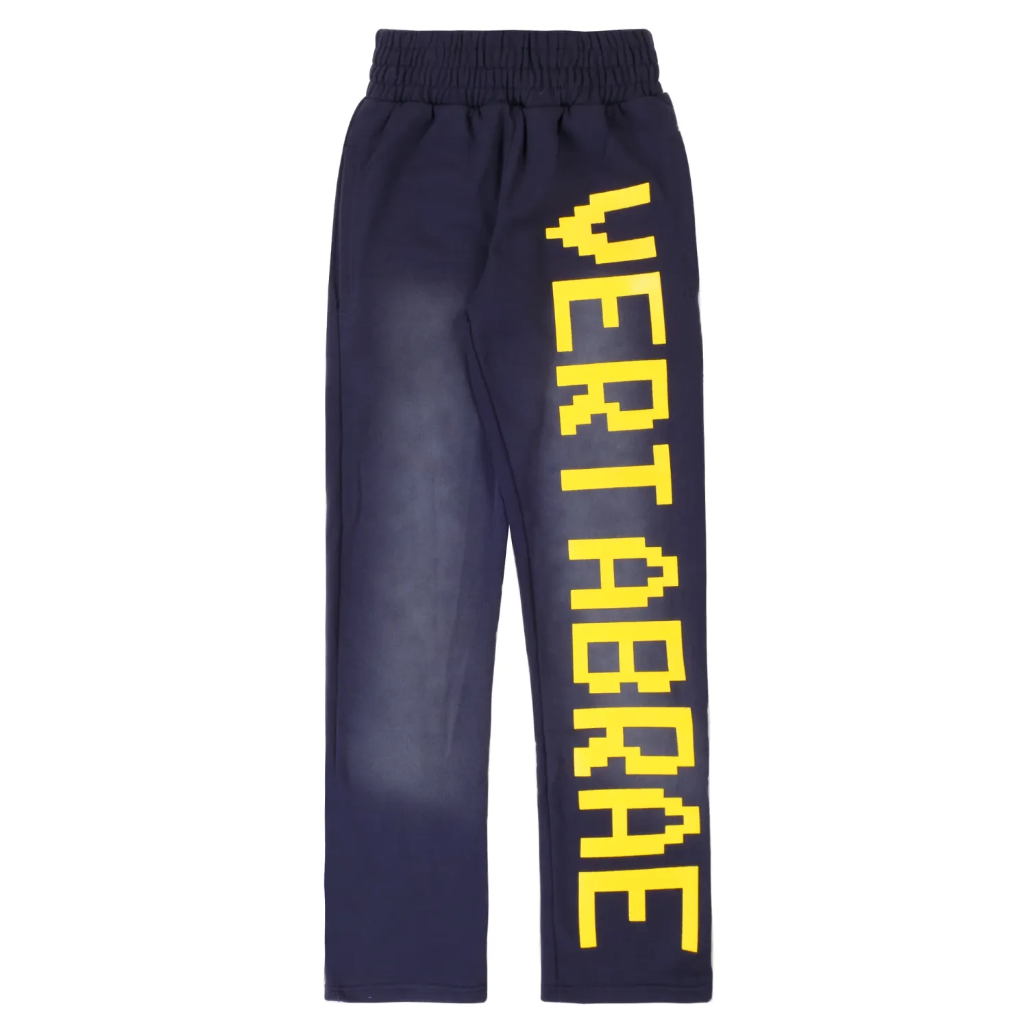 VERTABRAE C-2 WASHED NAVY/YELLOW SWEATPANTS