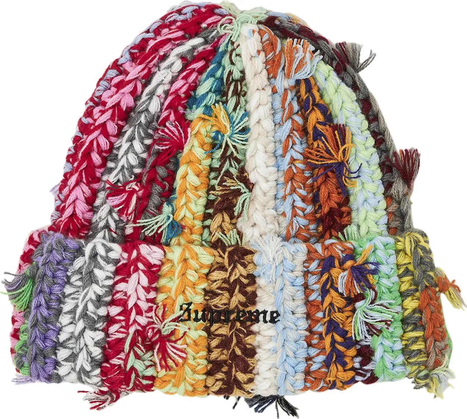 SUPREME HAND TIED BEANIE MULTICOLOR