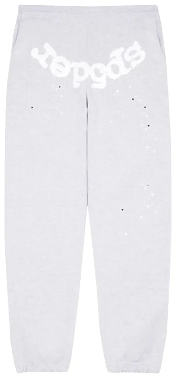 SP5DER OG WEB HEATHER GREY SWEATPANTS