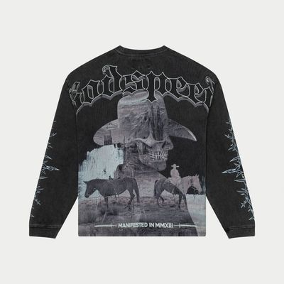 GODSPEED BLACK WASH ONCE UPON A TIME L/S TEE