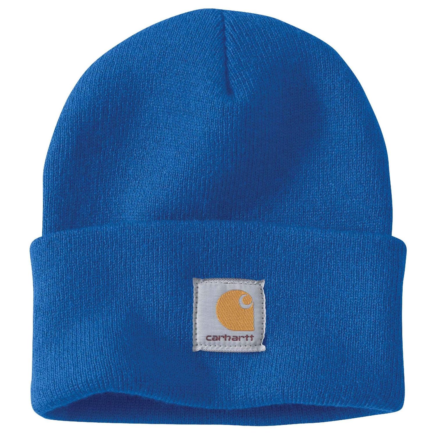 CARHARTT BEACON BLUE KNIT CUFFED BEANIE