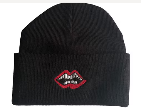 CHROME HEARTS MATTY BOY CHOMPER BLACK BEANIE