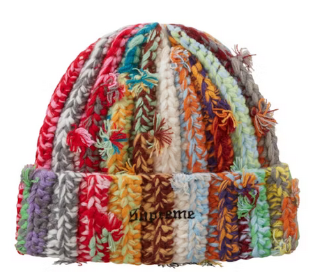 SUPREME HAND TIED BEANIE MULTICOLOR