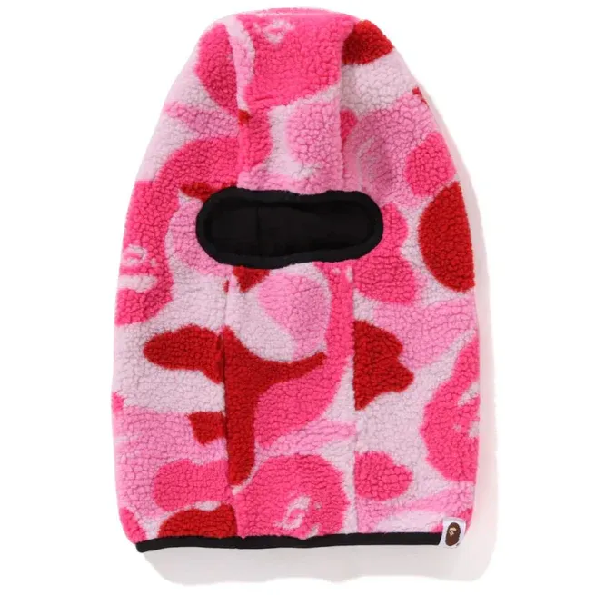 BAPE ABC CAMO BALACLAVA PINK