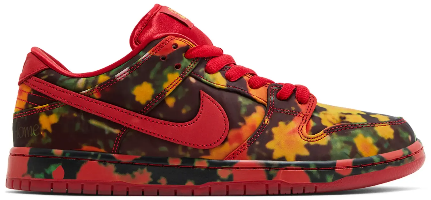 NIKE SB DUNK LOW THE WIZARD OF OZ POPPY FIELD
