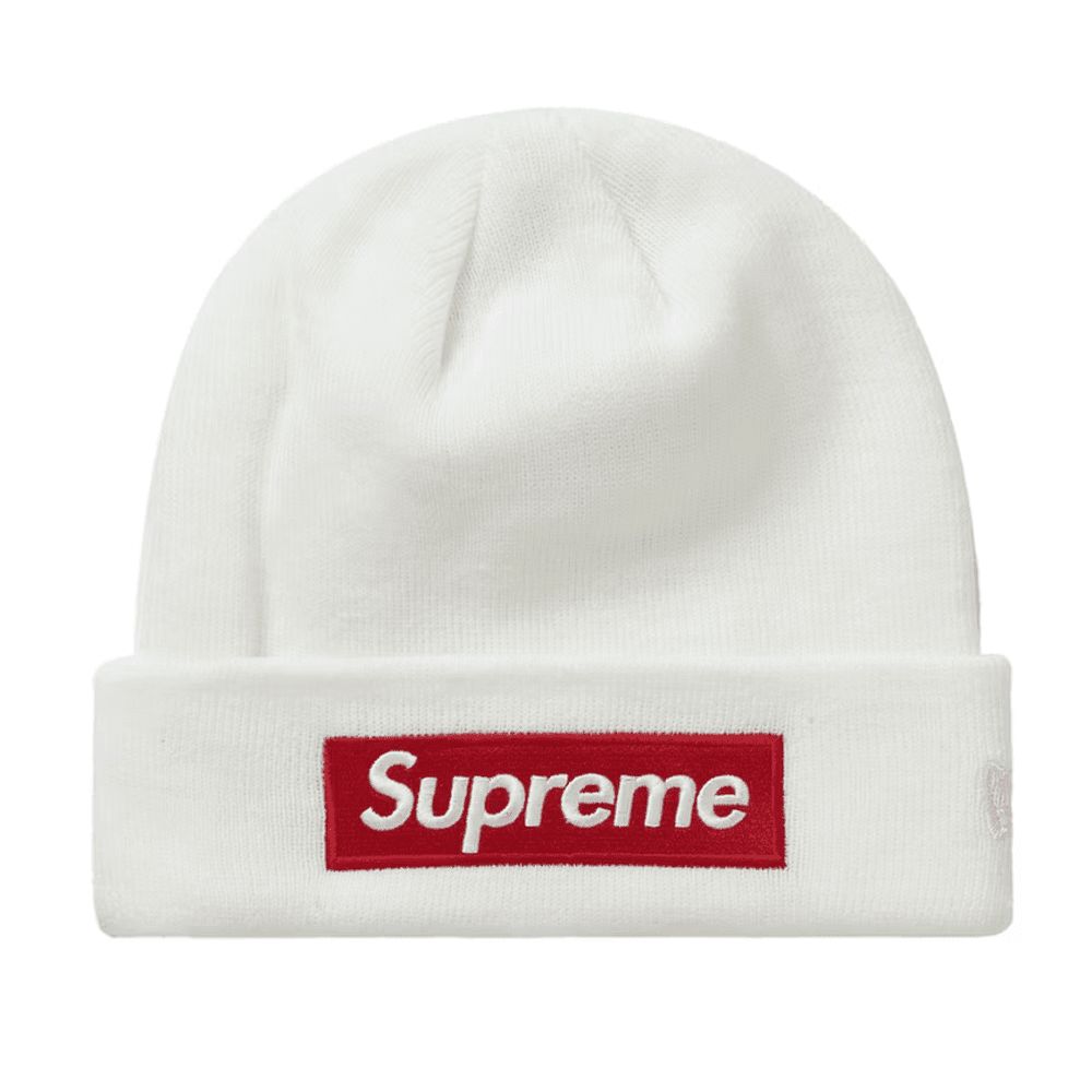 SUPREME NEW ERA BEANIE WHITE