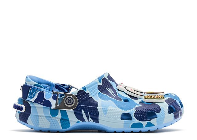 BAPE X CROCS ABC CAMO BLUE