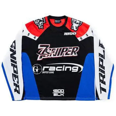 TRIPLE SEVEN X SNIPER GANG JERSEY BLACK/RED