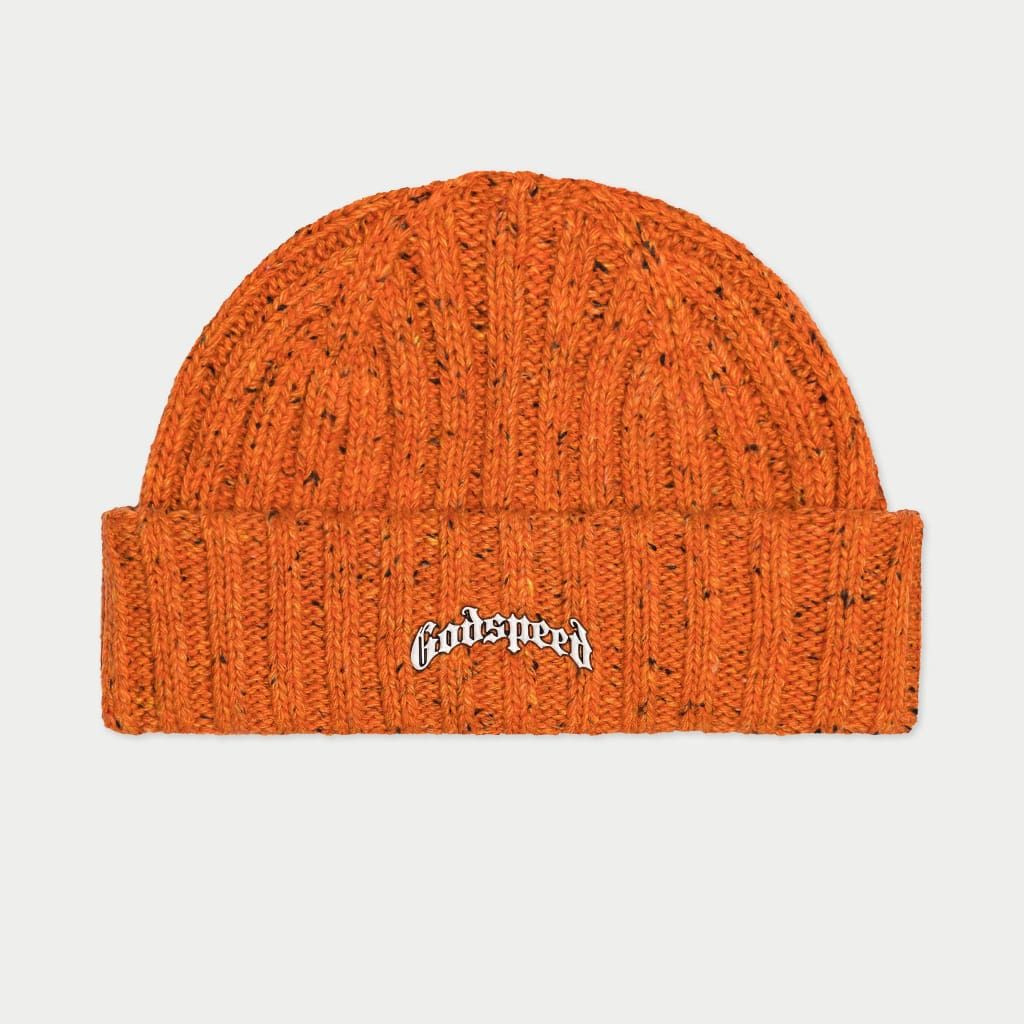GODSPEED ORANGE SPECKLE BEANIE