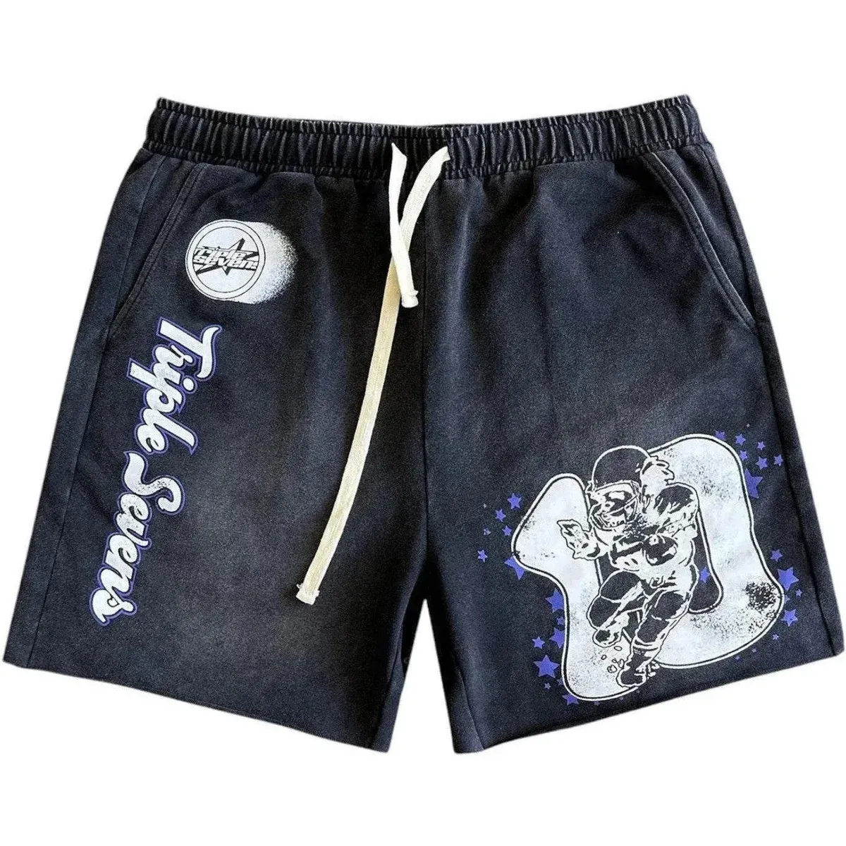 TRIPLE SEVENS ALL STAR SHORTS BLACK