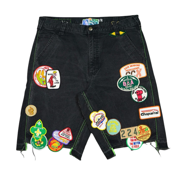 BETTER WITH AGE GENTLEMAN SINGLE KNEE SHORTS BLK