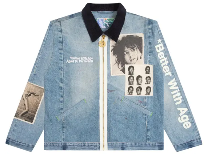 BETTER WITH AGE ROCK CITY RECONSTRUCTED DENIM JACKET