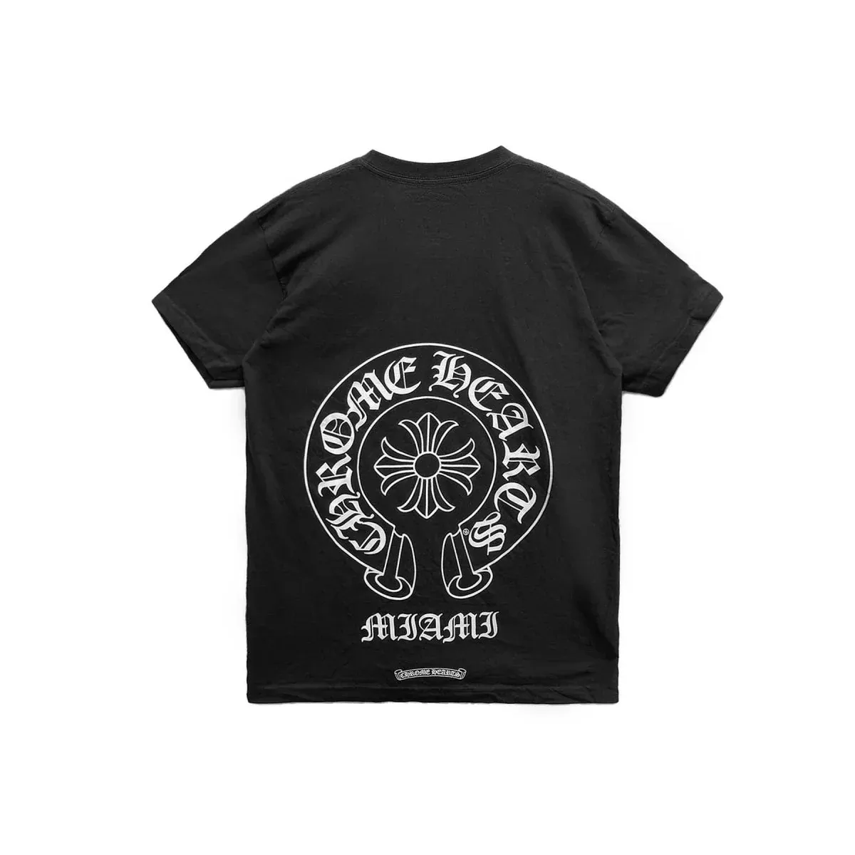 CHROME HEART BLACK MIAMI HORSESHOE S/S TEE