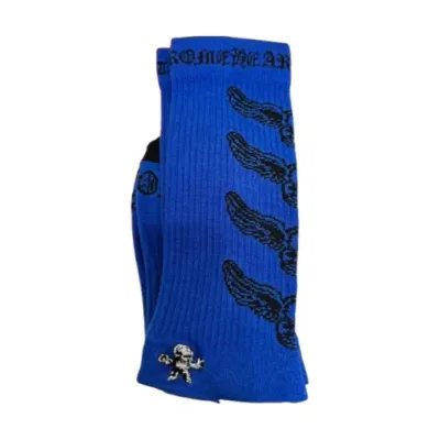 CHROME HEARTS SOCKS BLUE