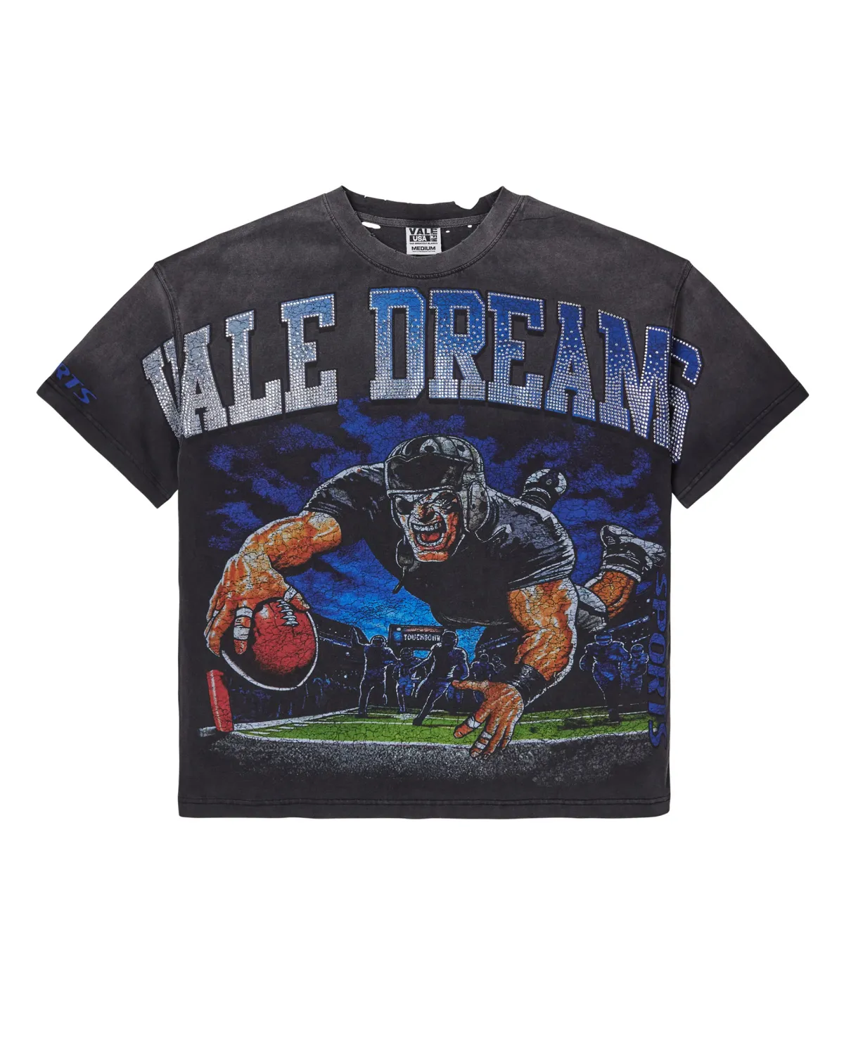 VALE GRIDIRON BLING TEE