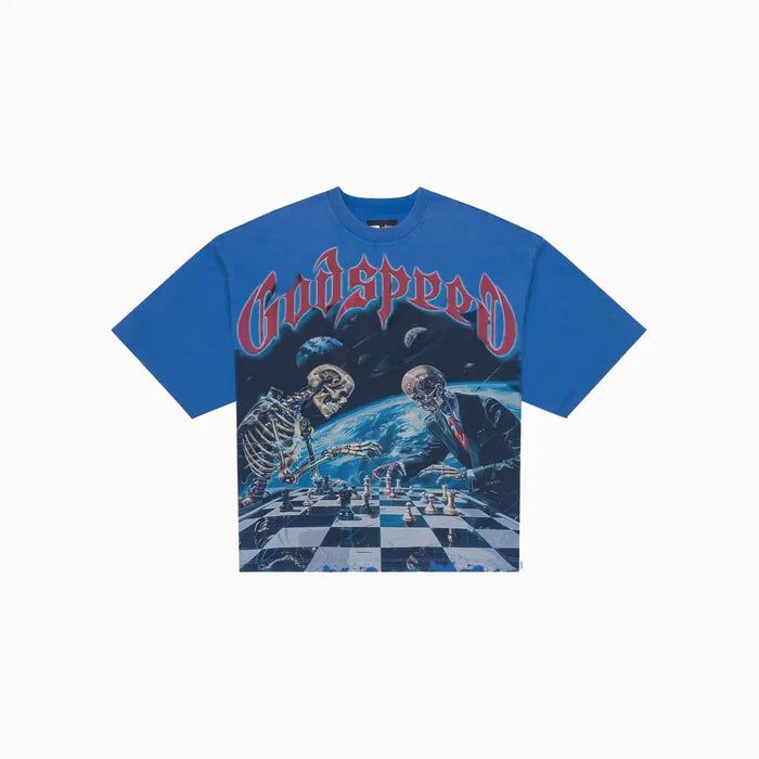 GODSPEED CHECKMATE BLUEWASH TEE