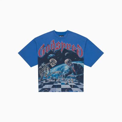 GODSPEED CHECKMATE BLUEWASH TEE