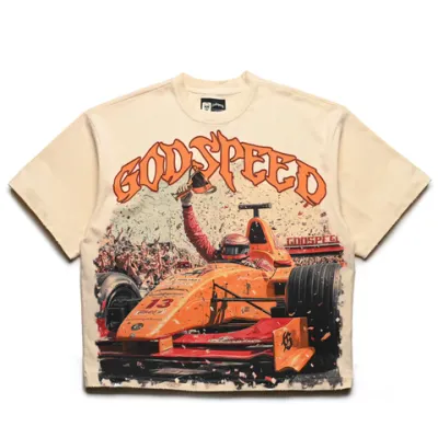 GODSPEED F1 FINISHLINE BONE TEE