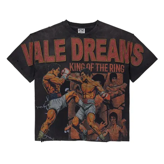 VALE BLACK SHATTERED FIST TEE