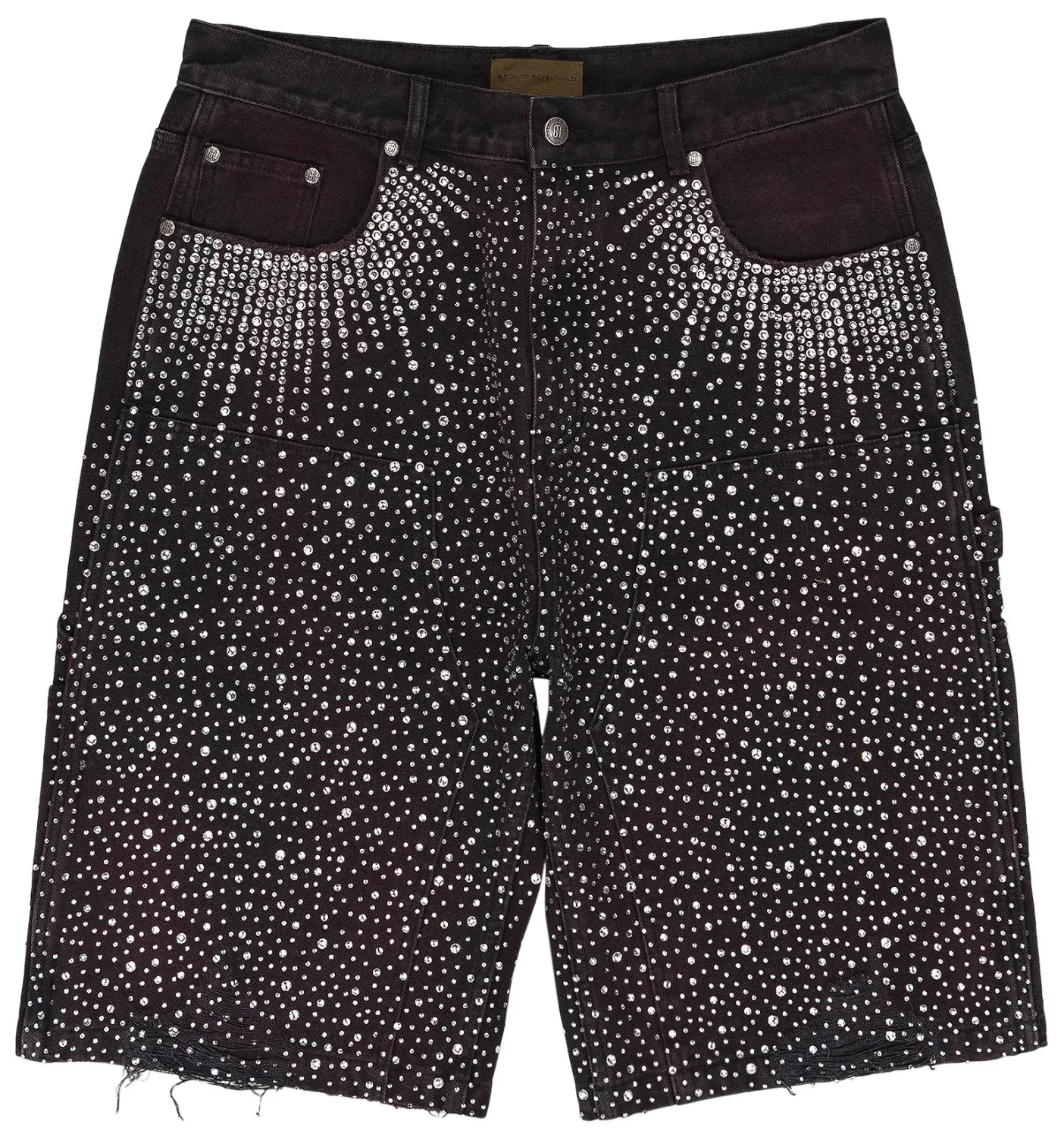 BIRTH OF A ROYAL CHILD REDIAL DIAMOND SHORTS BLACK