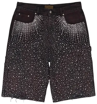 BIRTH OF A ROYAL CHILD REDIAL DIAMOND SHORTS BLACK
