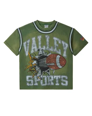 VALE GREEN CLASSIC BLING TEE