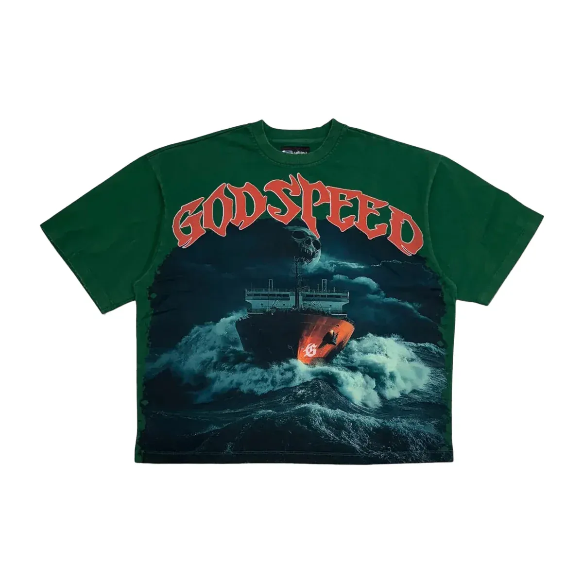 GODSPEED SEA SICK GREEN TEE