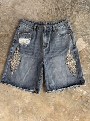 FRATERNAL BLUE DAGGER JORTS