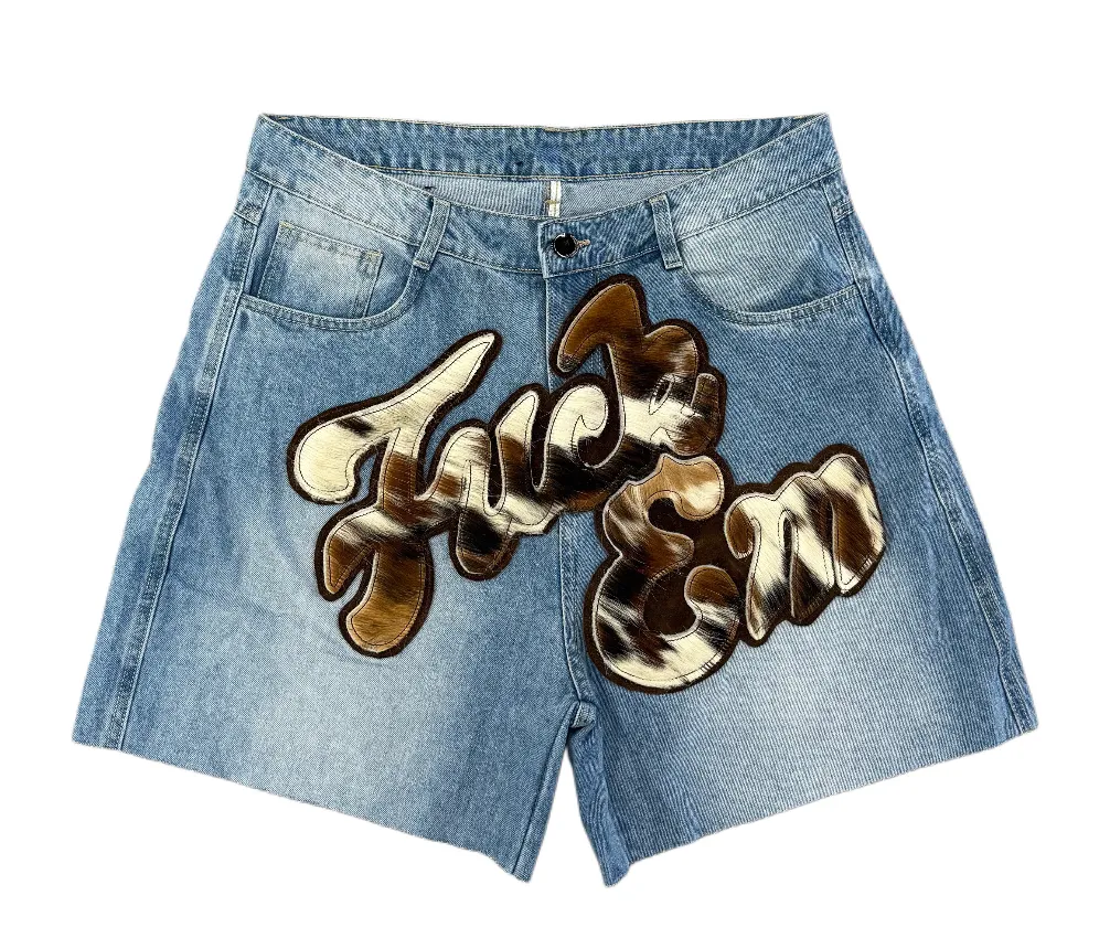 F**K EM NYC LOGO SHORTS BROWN/WHITE