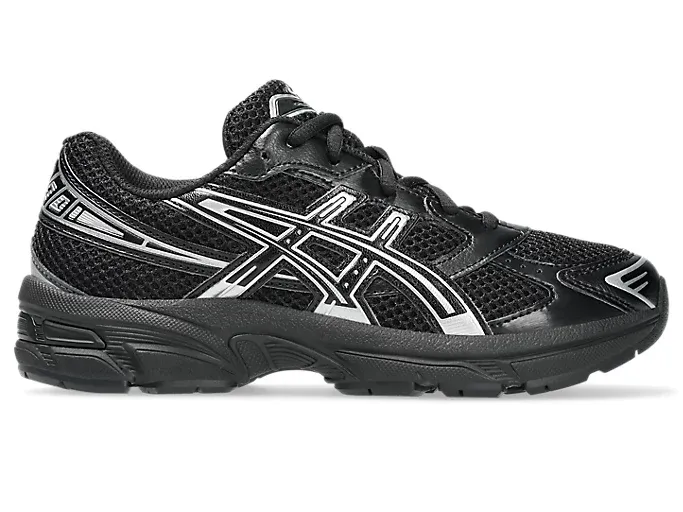ASICS GEL1130 BLACK PURE SILVER GS
