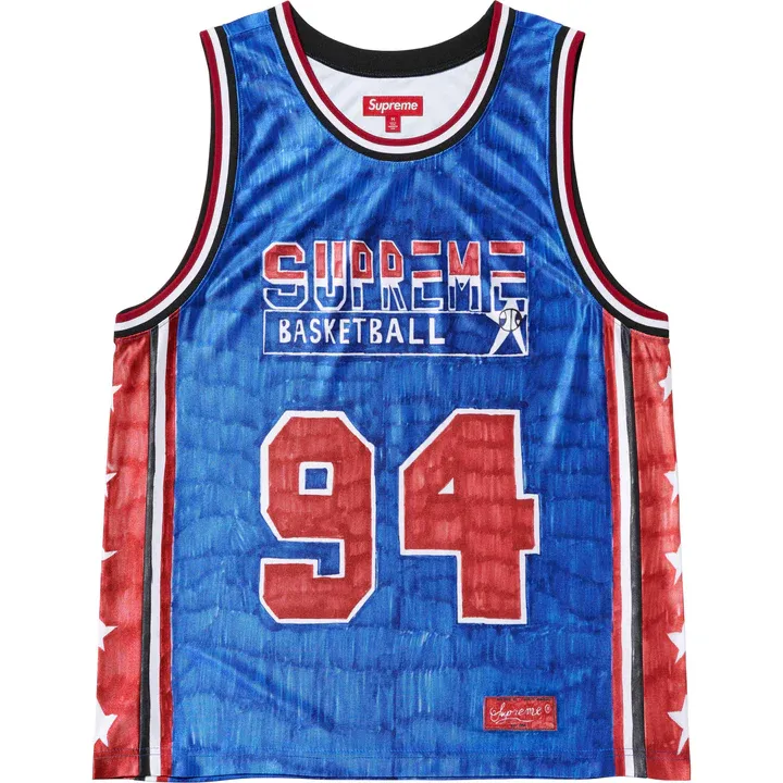 SUPREME MARKER BASKETBALL JERSEY