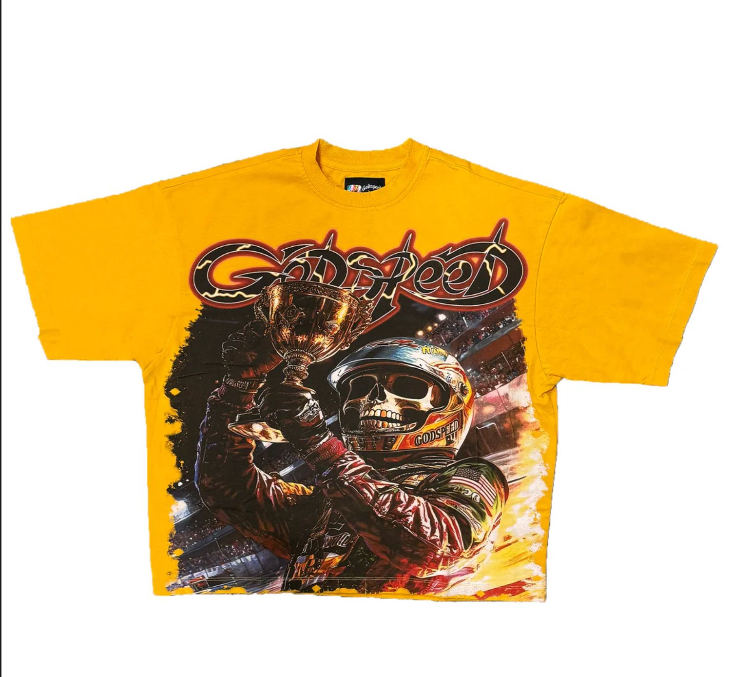 GODSPEED PODIUM DREAMS TEE YELLOW