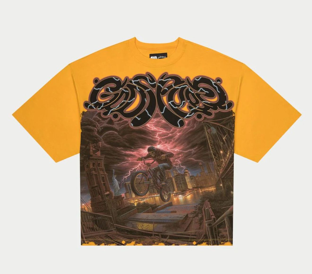 GODSPEED BMX TEE YELLOW
