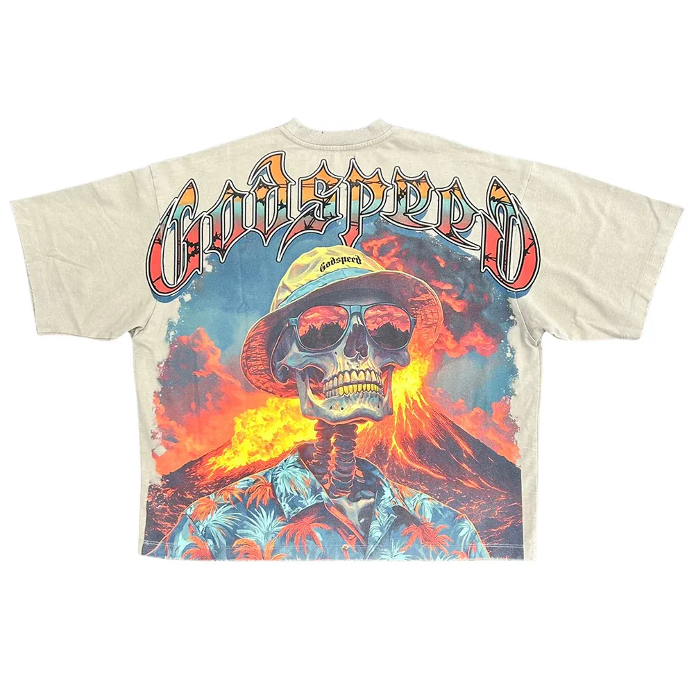 GODSPEED NATURAL DISASTER BONE TEE