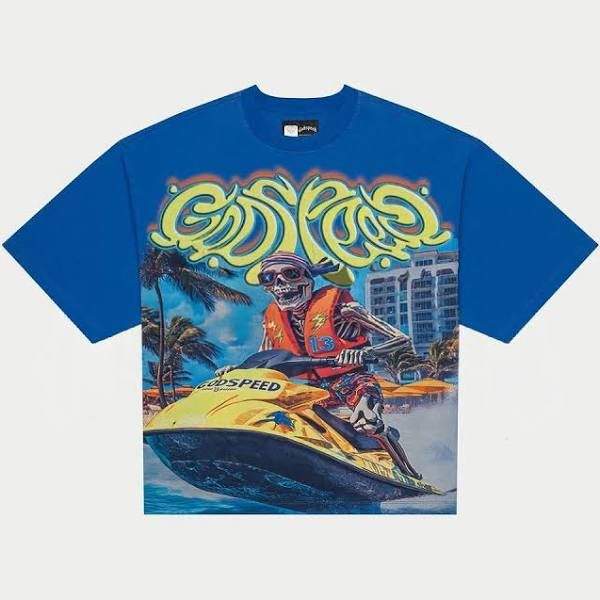 GODSPEED JET SKI BLUE TEE