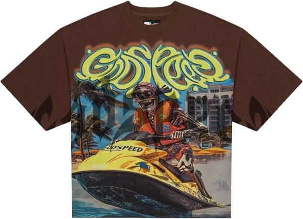 GODSPEED JET SKI BROWN TEE