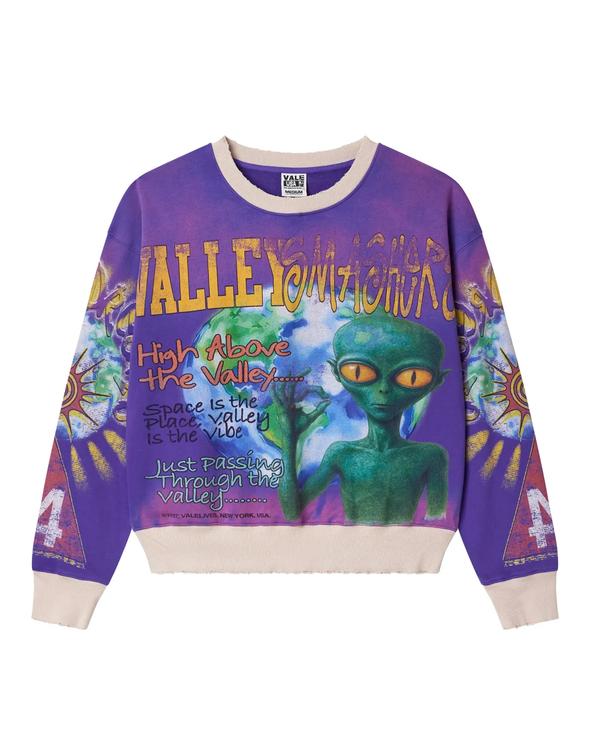 VALE SPACE ALIEN CREWNECK