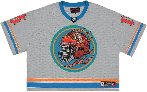 GODSPEED FIRST DOWN JERSEY GREY BLUE ORANGE