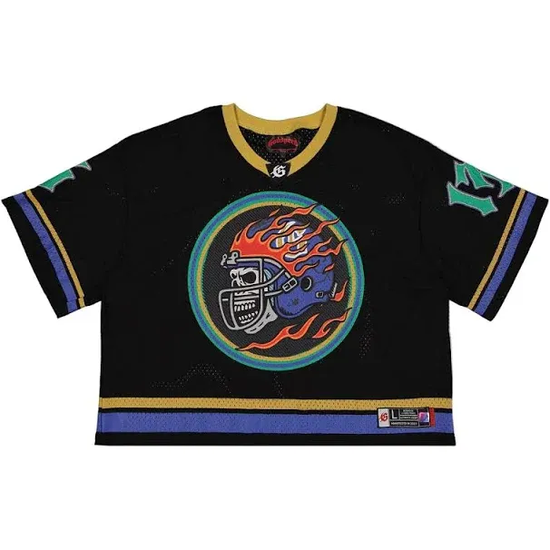 GODSPEED FIRST DOWN JERSEY BLACK YELLOW BLUE