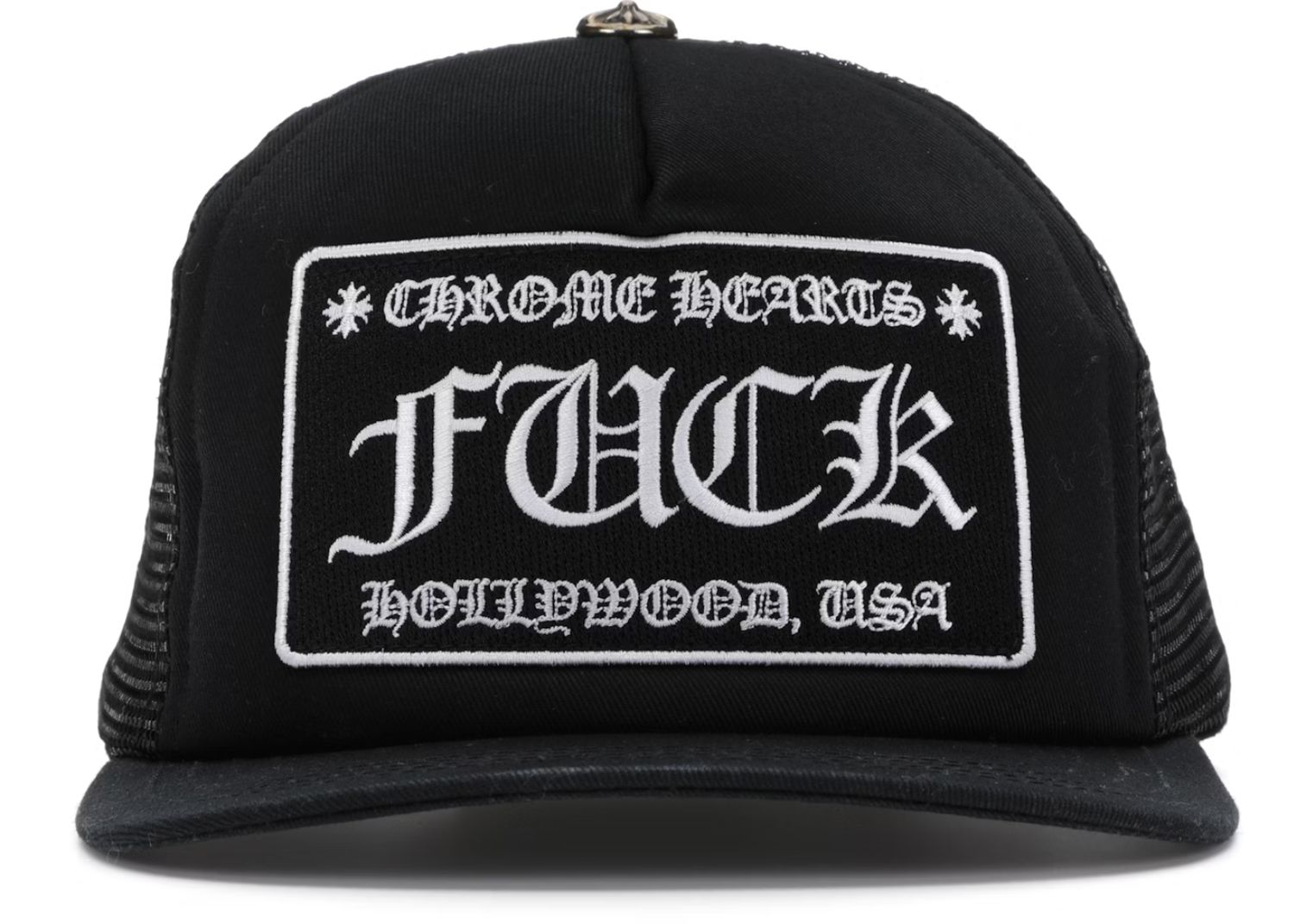 CHROME HEARTS F*CK HOLLYWOOD TRUCKER HAT