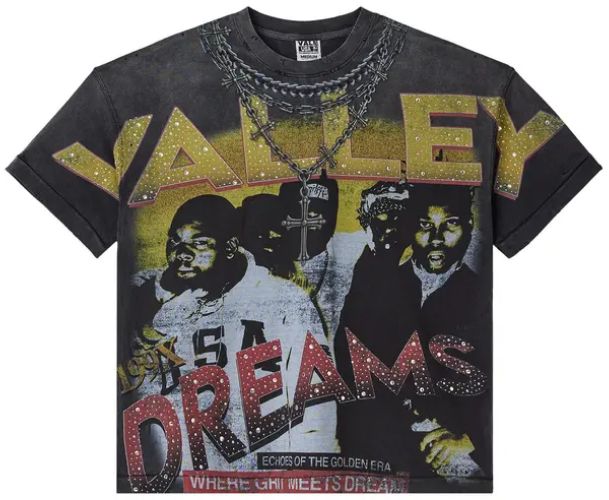 VALE BLACK CHAMBERS BLING TEE