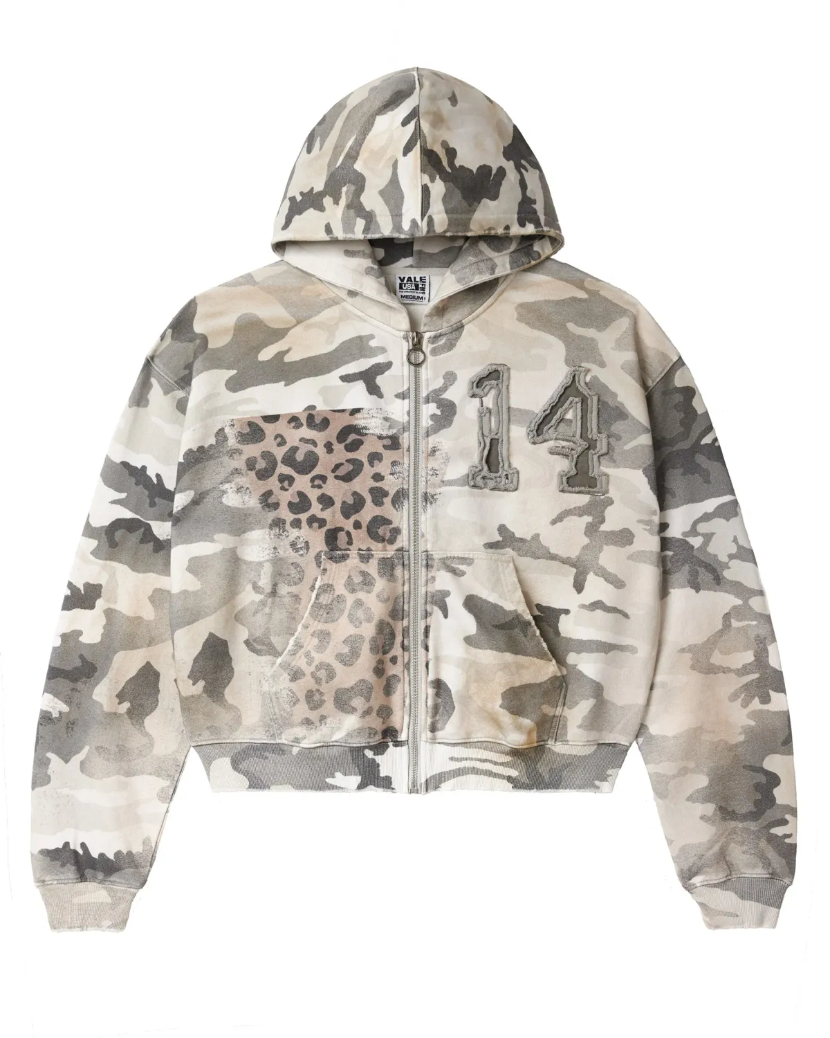 VALE WINTER CAMO ZIP UP