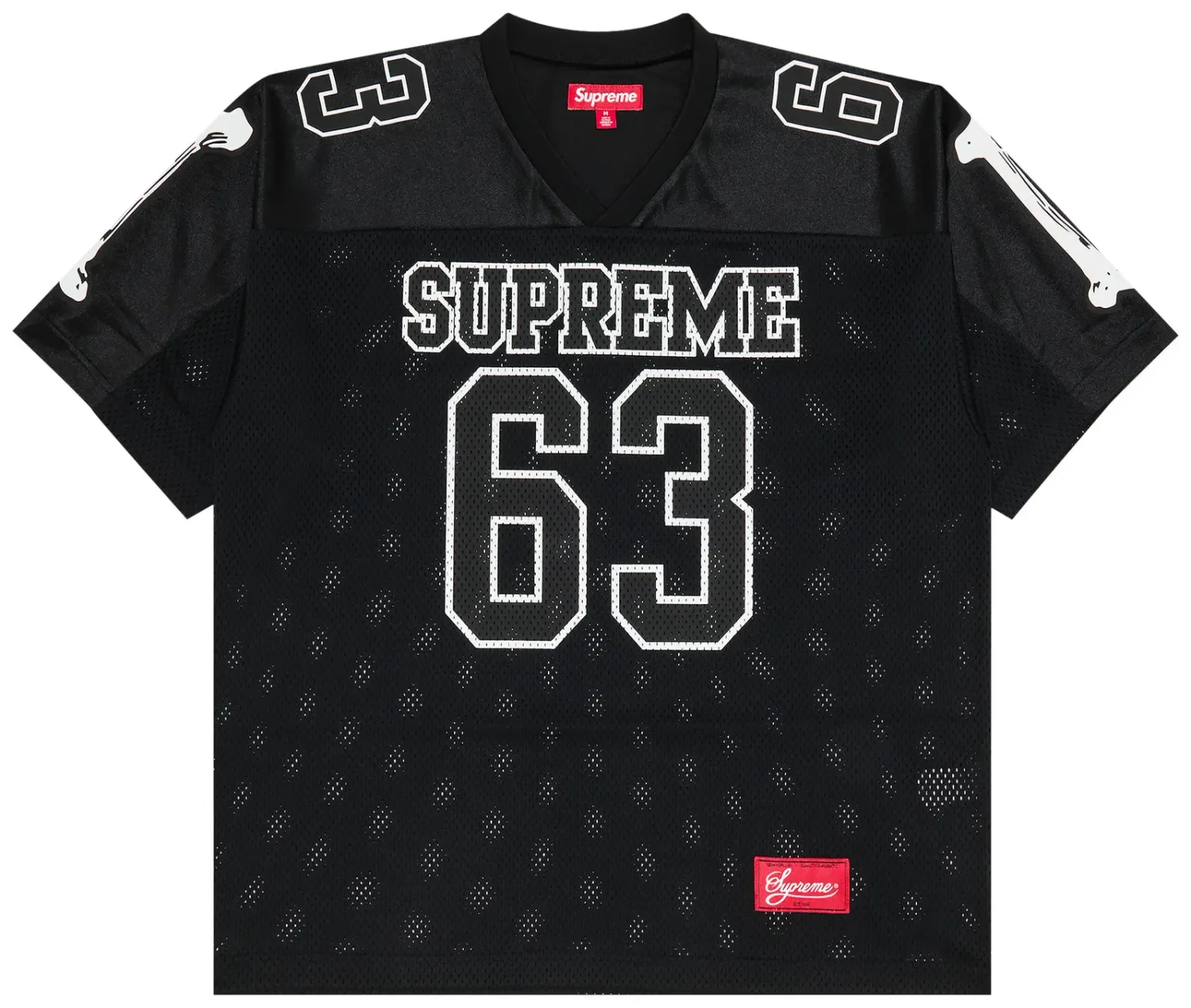 SUPREME BONE JERSEY BLACK