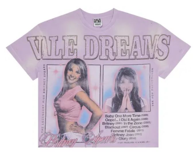 VALE PURPLE ICON BLING TEE
