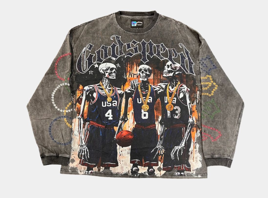 GODSPEED DREAM TEAM 24 VVS BLACK WASH TEE
