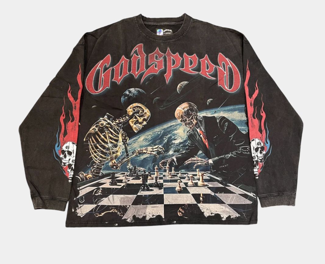 GODSPEED CHECKMATE BLACK TEE