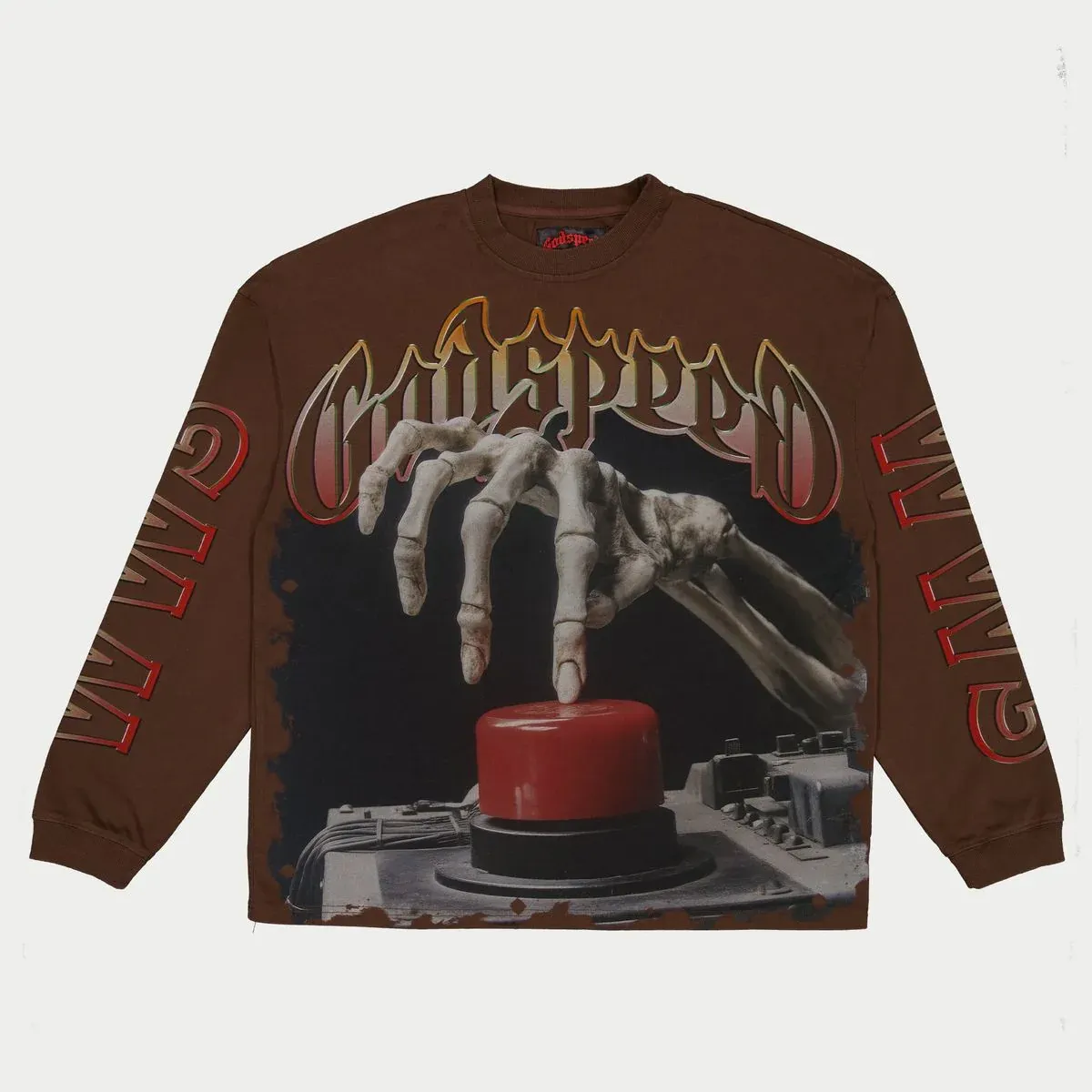 GODSPEED CODE RED MOCHA WASH TEE